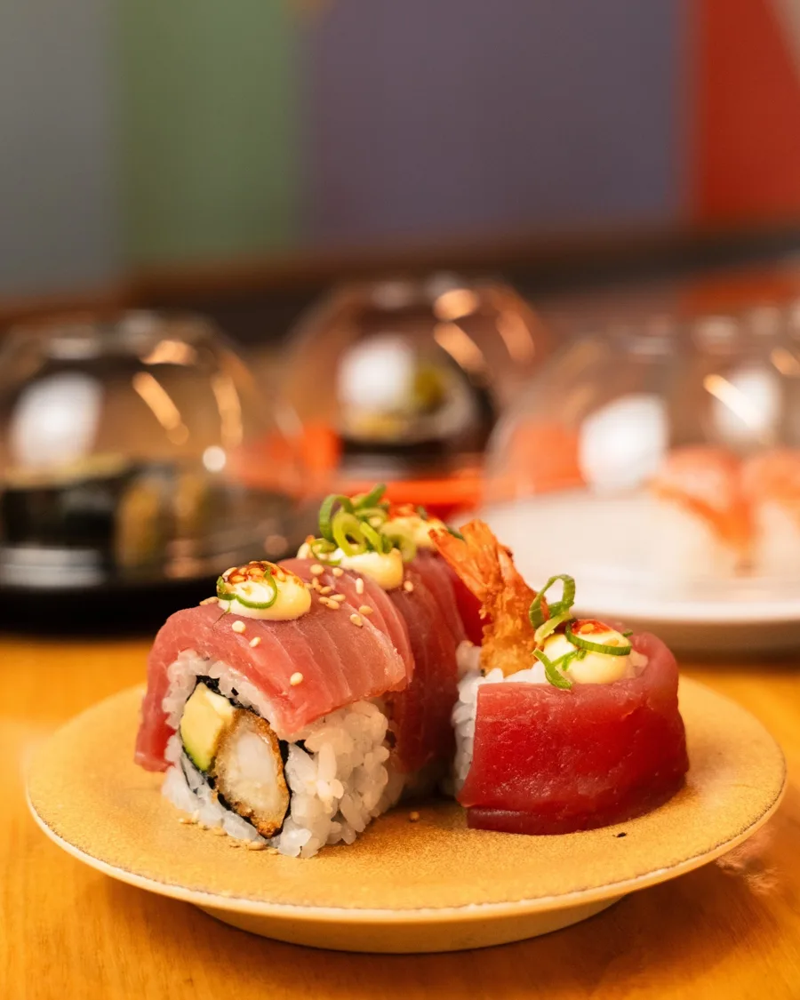 Tempura roll met tonijn